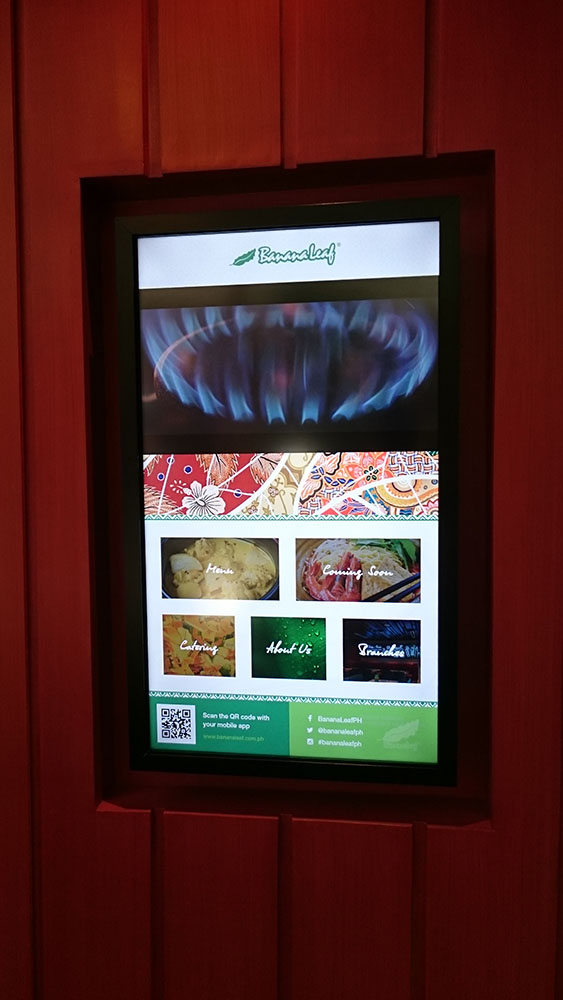 Banana Leaf Menu Board